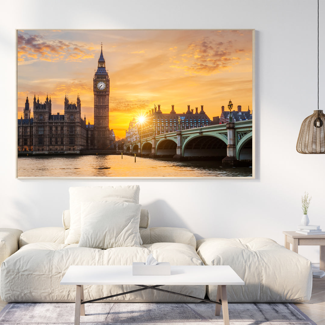 Big Ben sotto il Cielo Dorato