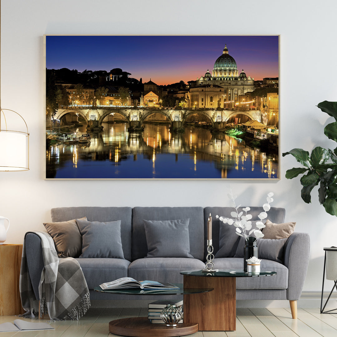 Riflessi Dorati sul Tevere