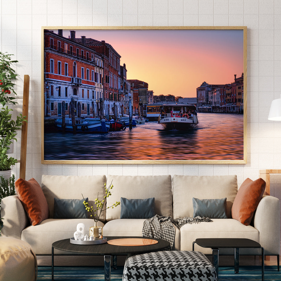 Venezia in Movimento al Tramonto