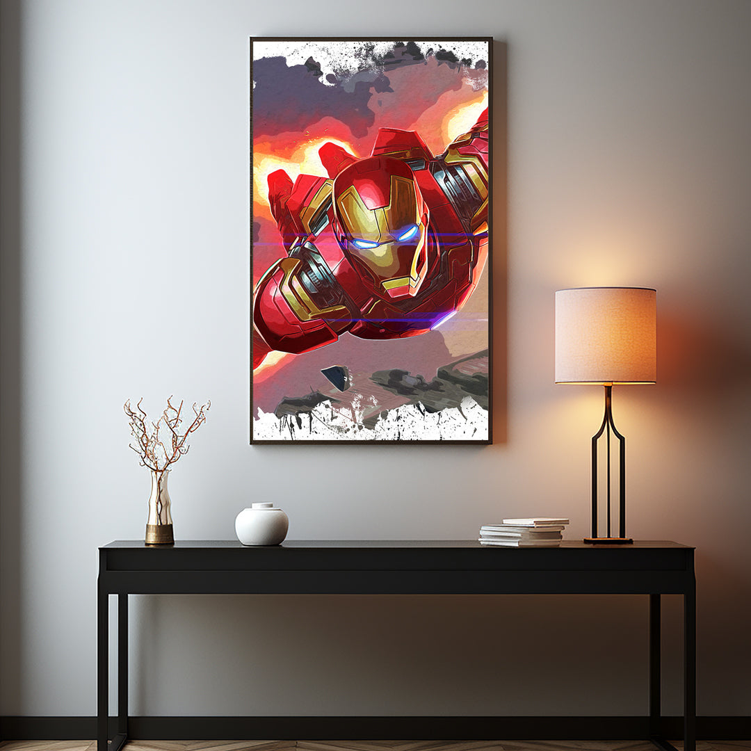 Iron Man In Azione